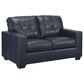 Ashley Santorine Stationary Loveseat in Ocean, , large