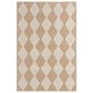 Nourison Positano Geometric Jute 4" x 6" Indoor/Outdoor Area Rug, , large