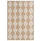 Nourison Positano Geometric Jute 4" x 6" Indoor/Outdoor Area Rug, , large