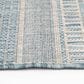 Central Oriental Melbourne Dracus 7"10" x 9"10" Vanilla and Lagoon Area Rug, , large