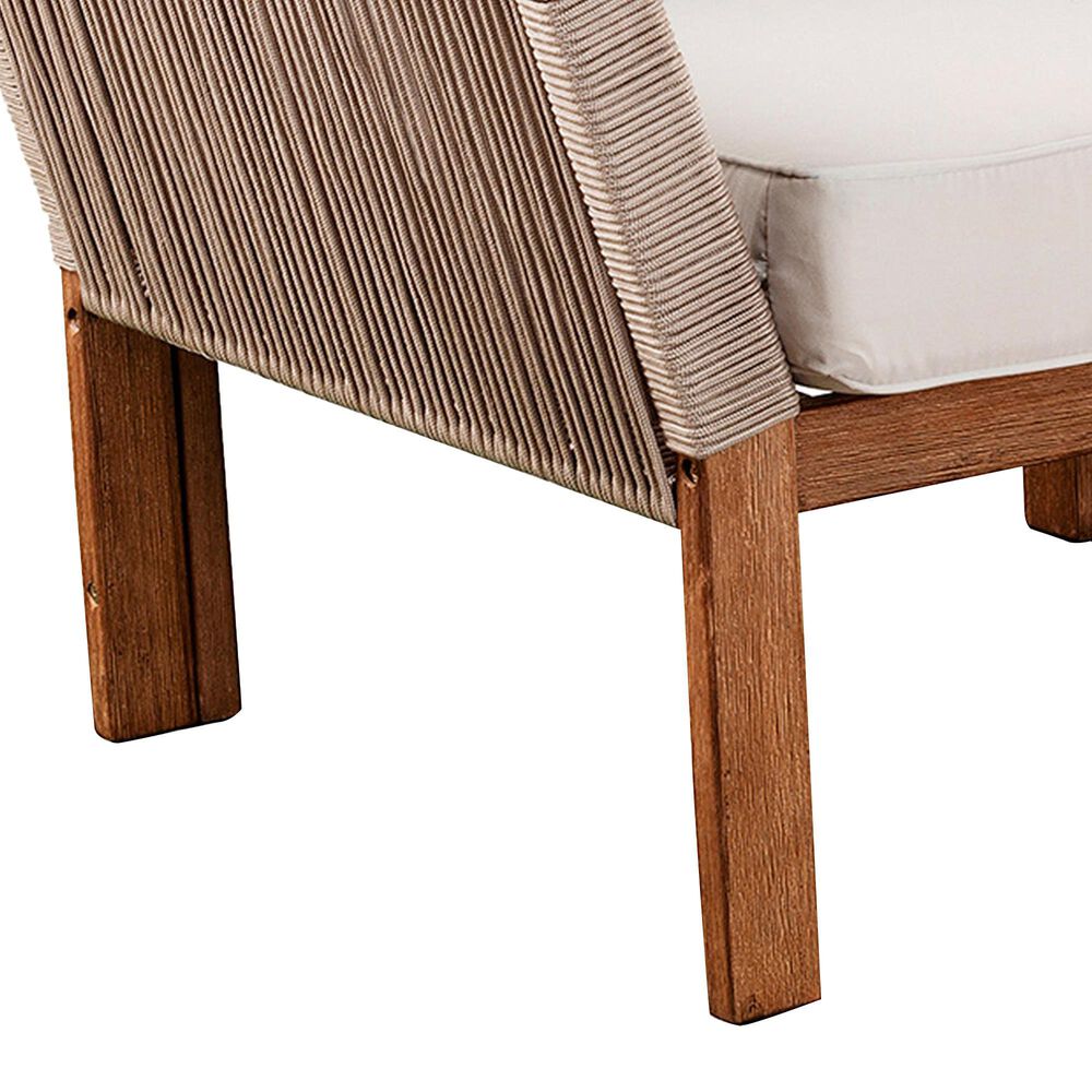 Southern Enterprises Brendina Arm Chair in Oiled Acacia and Natural &#40;Set of 2&#41;, , large