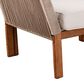 Southern Enterprises Brendina Arm Chair in Oiled Acacia and Natural (Set of 2), , large