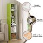 HOMLUX 5-Tier Cube Open Shelf Storage Organizer Bookcase in Green and White, , large