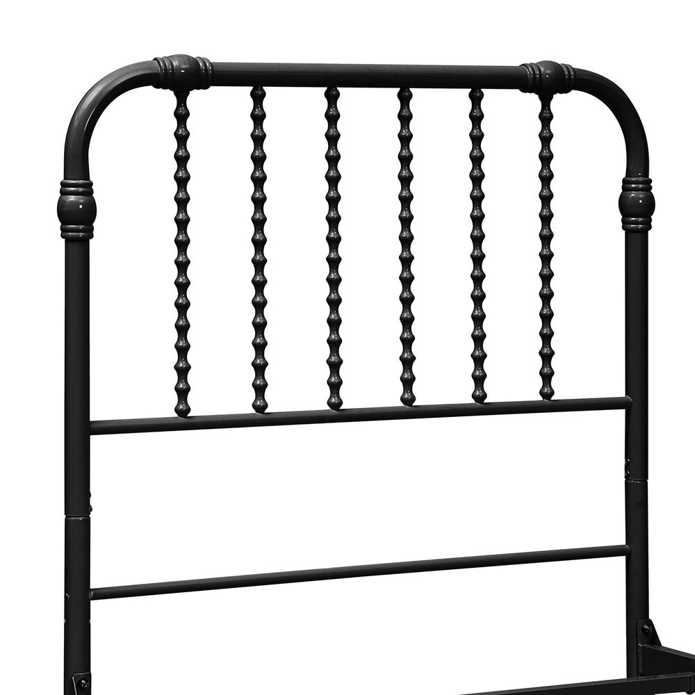 Furniture of America Wren Twin Spindle Kids Bed in Black, , large