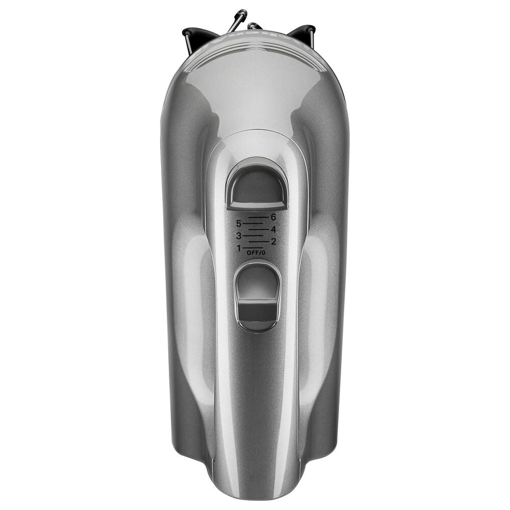 KitchenAid 8&quot; 6-Speed Hand Mixer in Contour Silver, , large