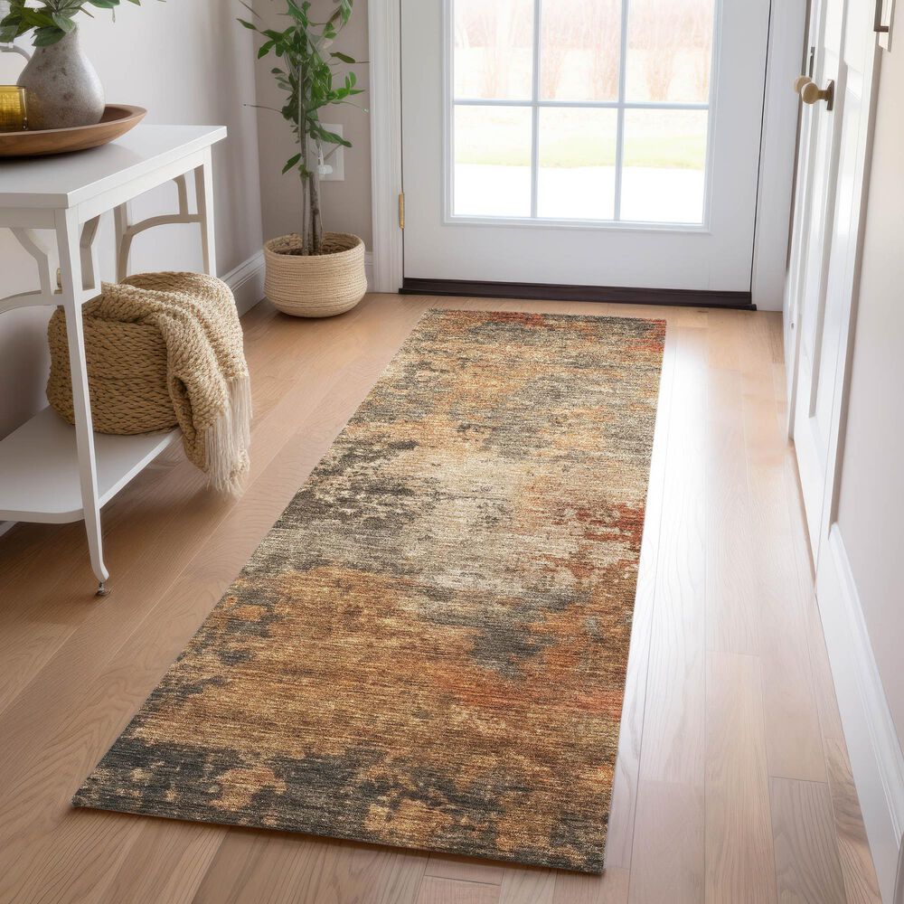 Dalyn Rug Company Nouveau NV24 2&#39;3&quot; x 7&#39;6&quot; Khaki Indoor/Outdoor Runner, , large