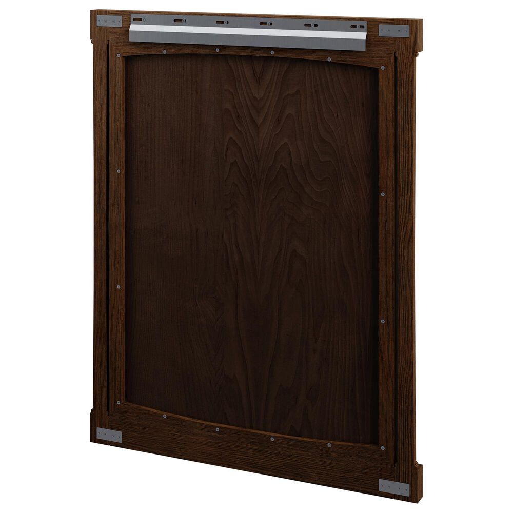 James Martin Kinnsden 30" Rectangular Mirror in Sable Oak, , large