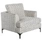 Massoud Manufacturing Lauren Arm Chair in Lydia Domino, , large