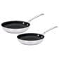Cuisinart Chef"s Classic Non-Stick Skillet in Stainless Steel (Set of 2), , large