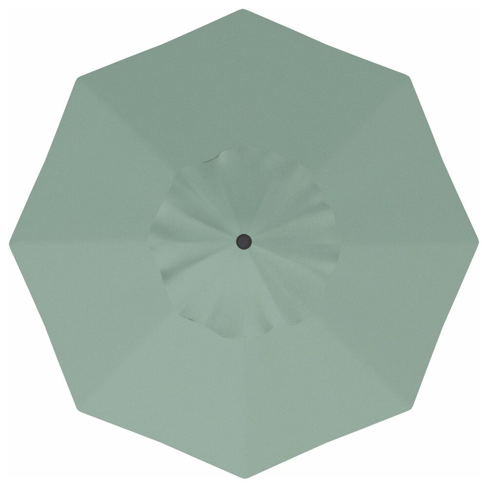 Garden Party Market 11' Octagon Auto Tilt Umbrella with Black Base in Spa, , large