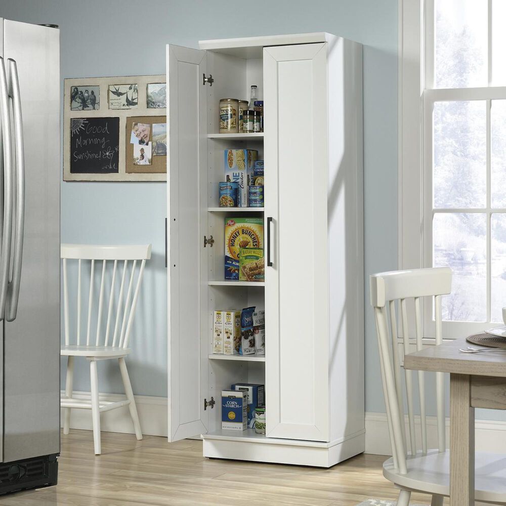 Sauder Homeplus Storage in Soft White NFM