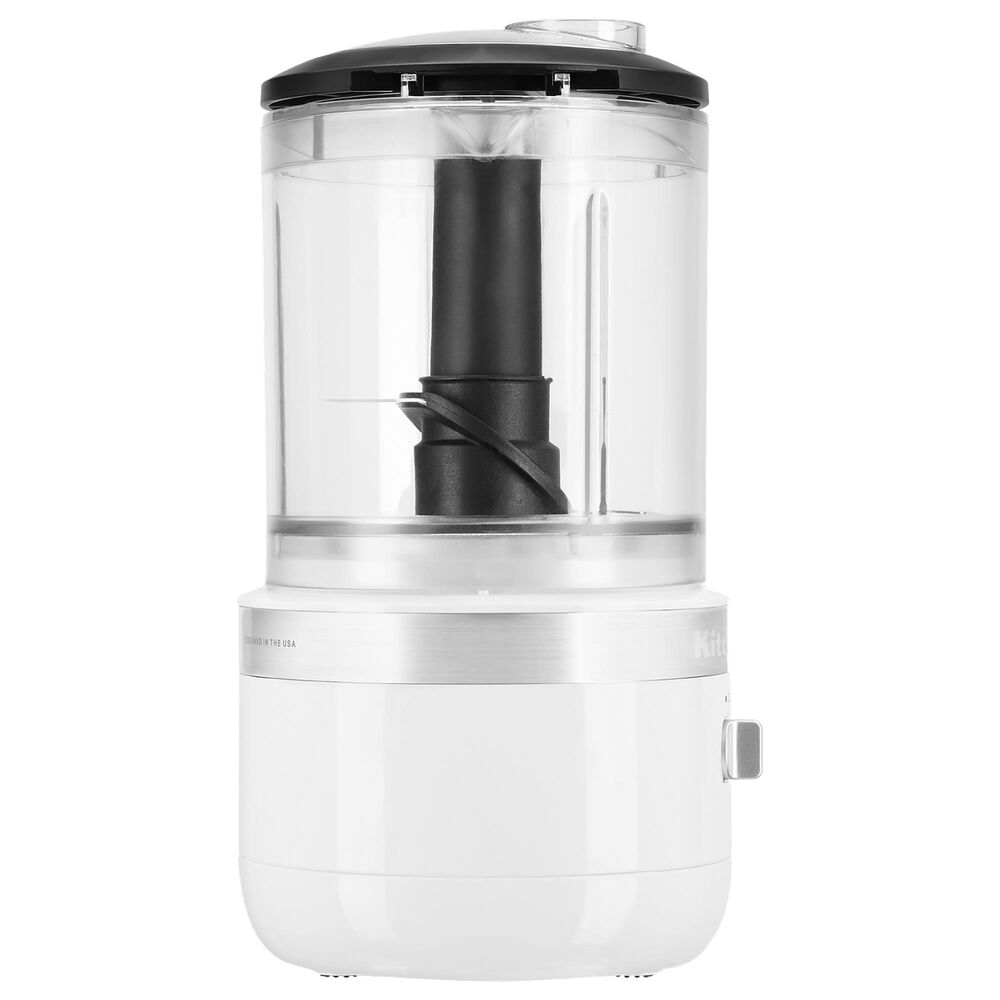 KitchenAid Cordless 5 Cup Food Chopper in White, , large