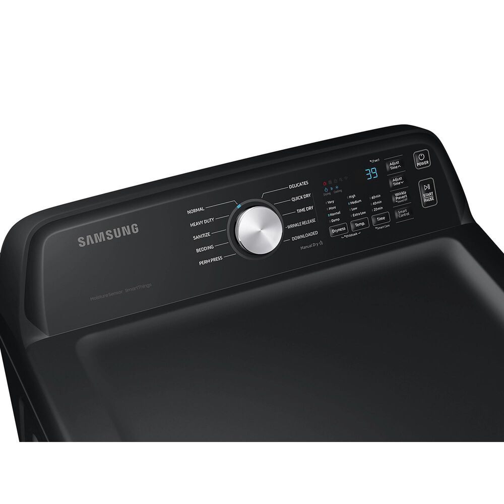 Samsung 7.4 cu. ft. Smart Gas Dryer with Sensor Dry in Brushed Black, , large