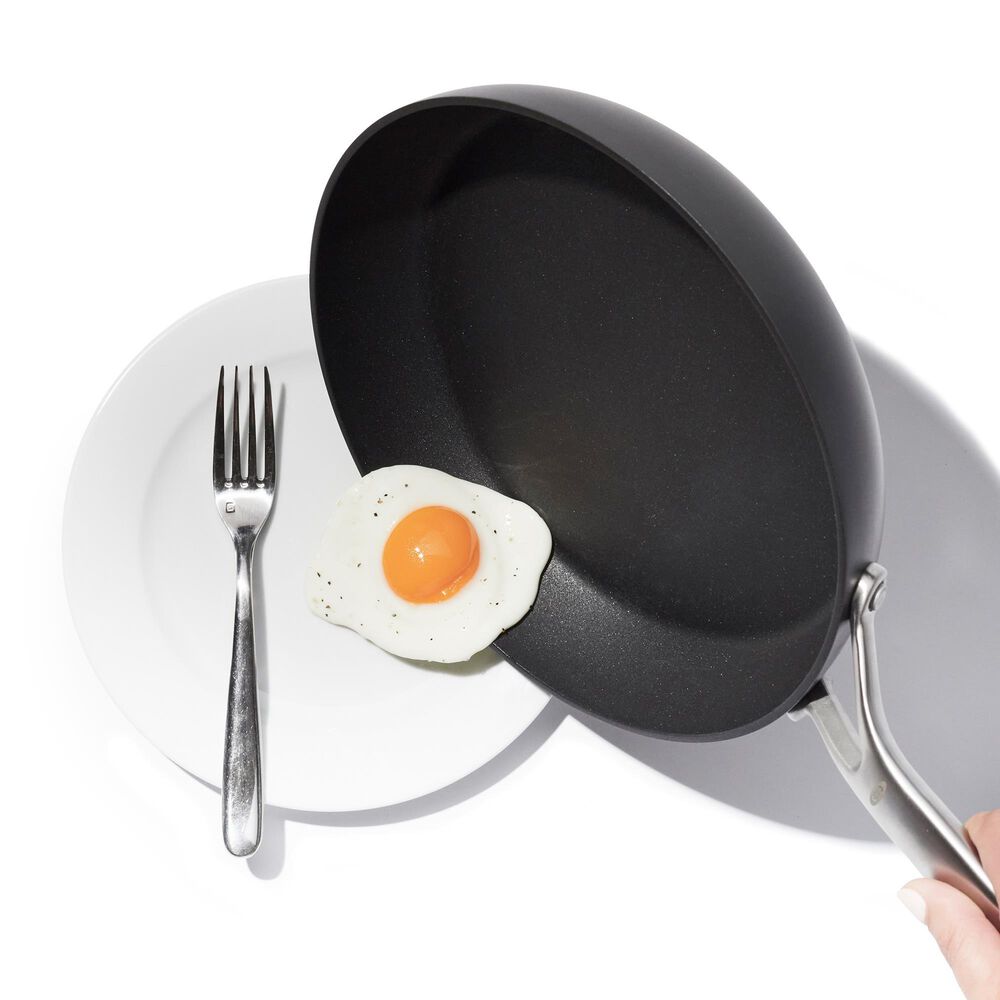 Green Pan Reserve Pro 8" Ceramic Nonstick Open Frypan in Black, , large
