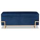 Baxton Studio Parker Storage Ottoman in Navy Blue, , large