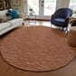 Dalyn Rug Company Laidley 6" Round Paprika Indoor/Outdoor Area Rug, , large