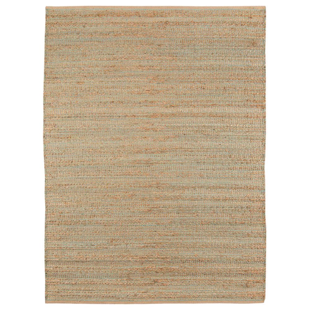 Amer Rugs Naturals 8" x 10" Aqua Area Rug, , large