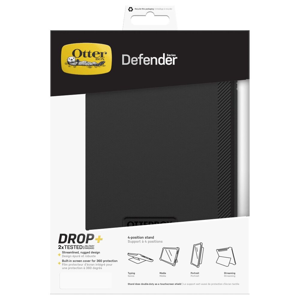 OtterBox Defender Series Case for Apple iPad Air 11 in Black, , large