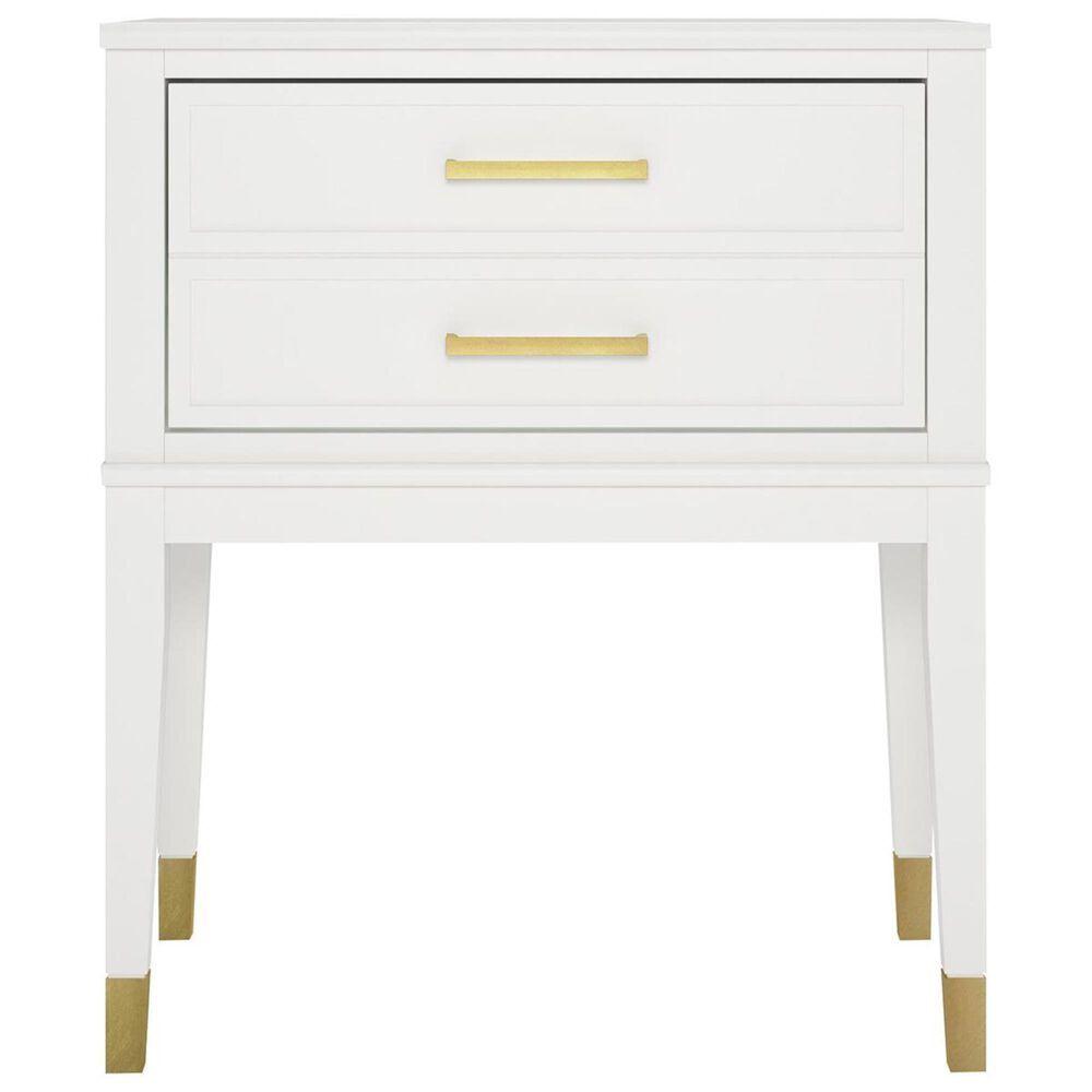 CosmoLiving by Cosmopolitan CosmoLiving Westerleigh End Table in White, , large