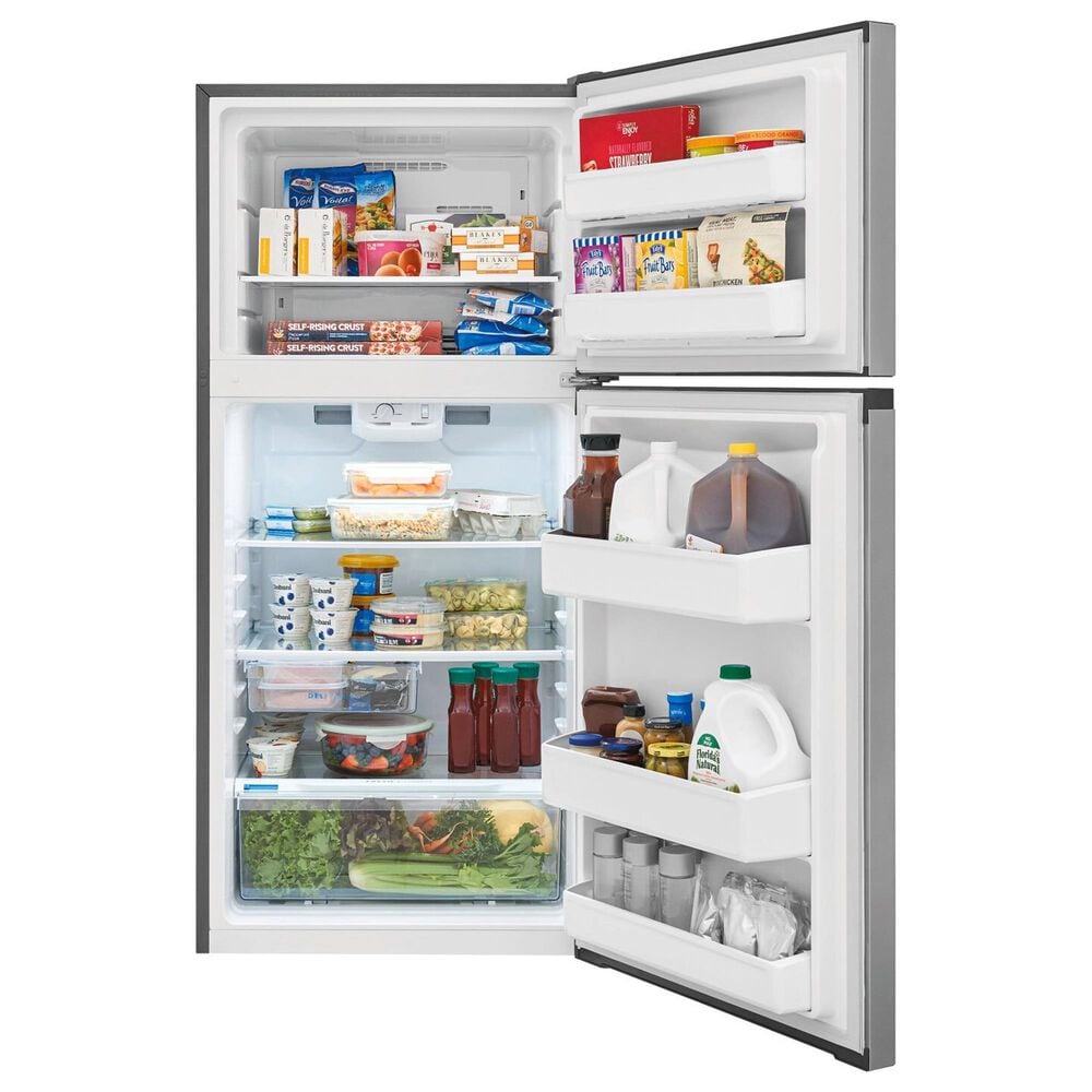 Frigidaire 13.9 Cu. Ft. Top Freezer Refrigerator in Brushed Steel, , large