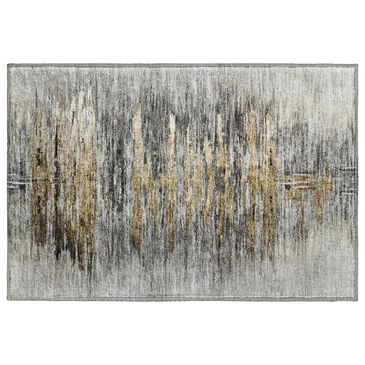 37B Trevi TV14 1"8" x 2"6" Gray Area Rug, , large