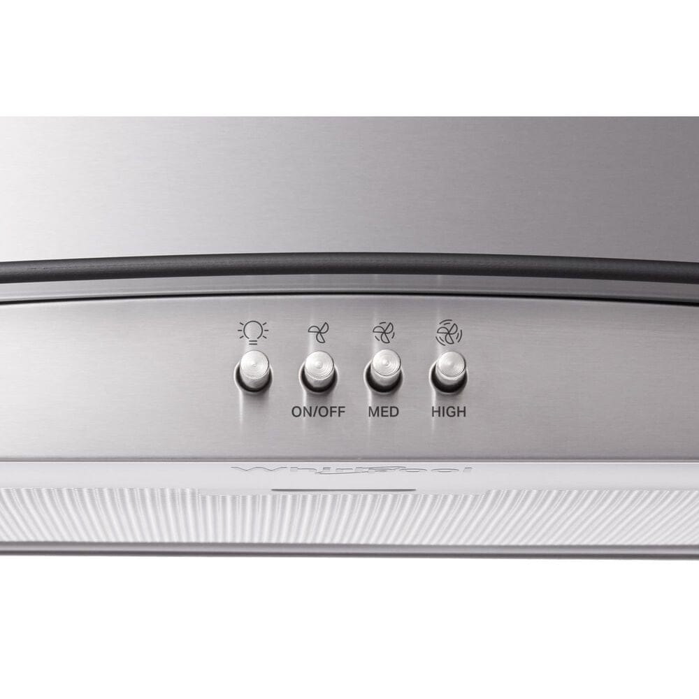 Whirlpool 36&quot; Island Range Hood with 401 CFM in Stainless Steel, , large