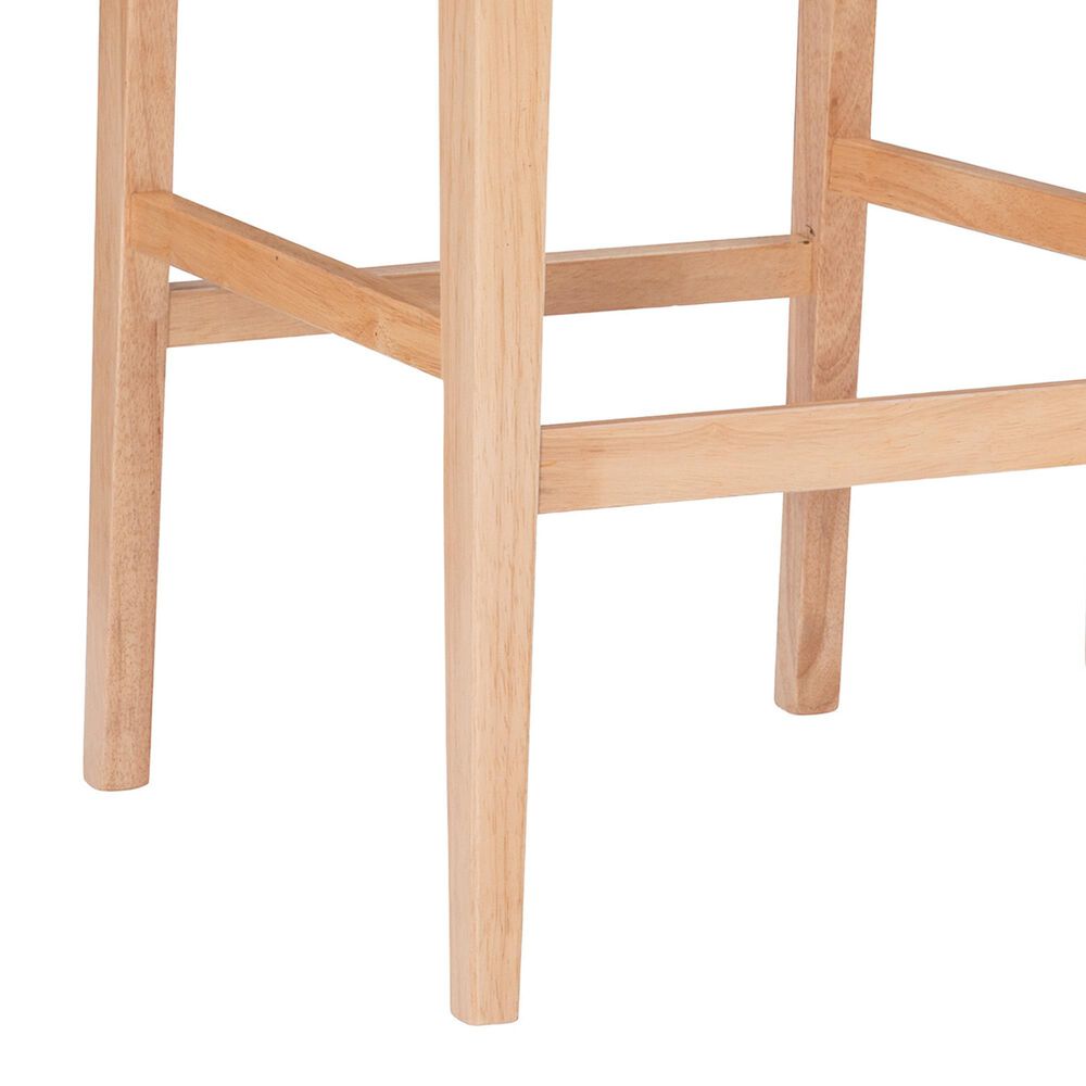 Linon Home Decor Cadence Bar Stool in Natural (Set of 2), , large