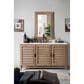 James Martin Vanities Portland 60" Single Bathroom Vanity in Whitewashed Walnut with 3 cm Eternal Marfil Quartz Top and Rectangular Sink, , large