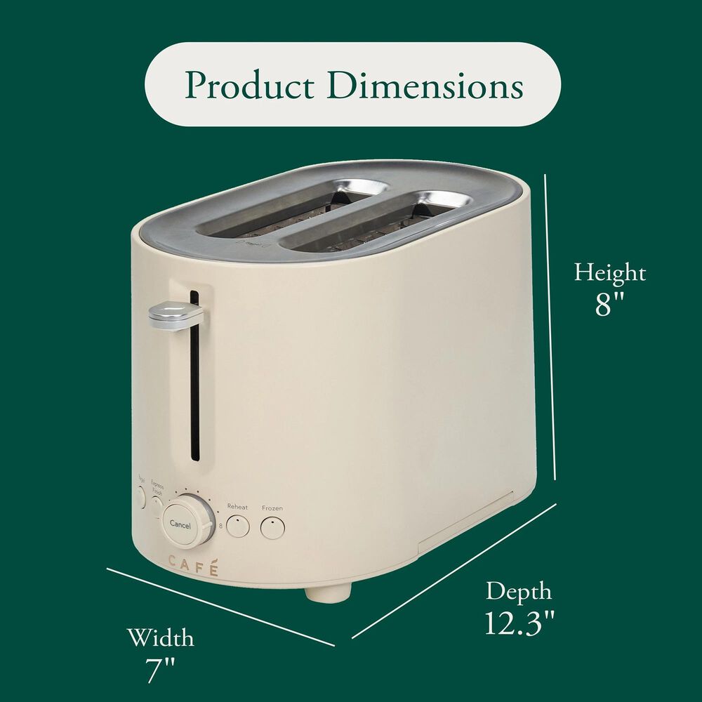Cafe 2-Slice Express Toaster in Buttercream, , large