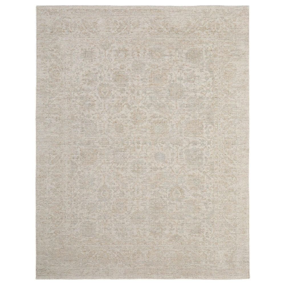 Feizy Loralai Beige and Green 8" x 10" Area Rug, , large