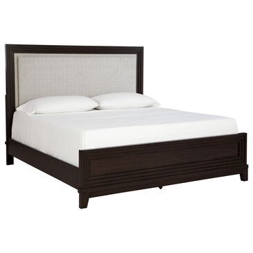 Ashley Neymorton California King Panel Bed in Dark Grayish Brown, , large