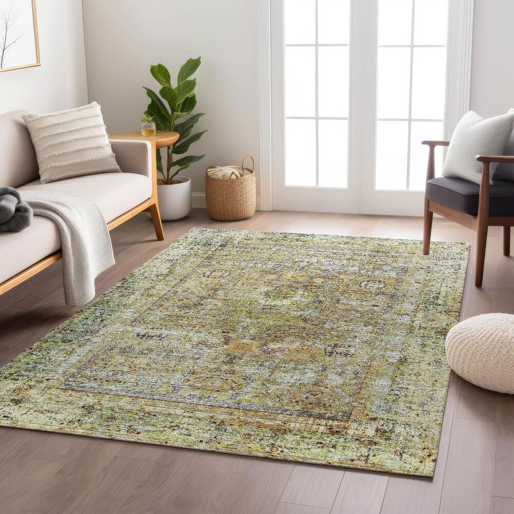 Dalyn Rug Company Karaj KJ1 10&#39; x 14&#39; Aloe Indoor/Outdoor Area Rug, , large