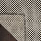Nourison Courtyard Ivory and Charcoal 8" Square Indoor/Outdoor Area Rug, , large