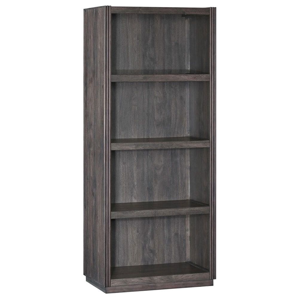 Belle Furnishings Modern Edge 4-Shelf Bunching Bookcase in Caffe, , large