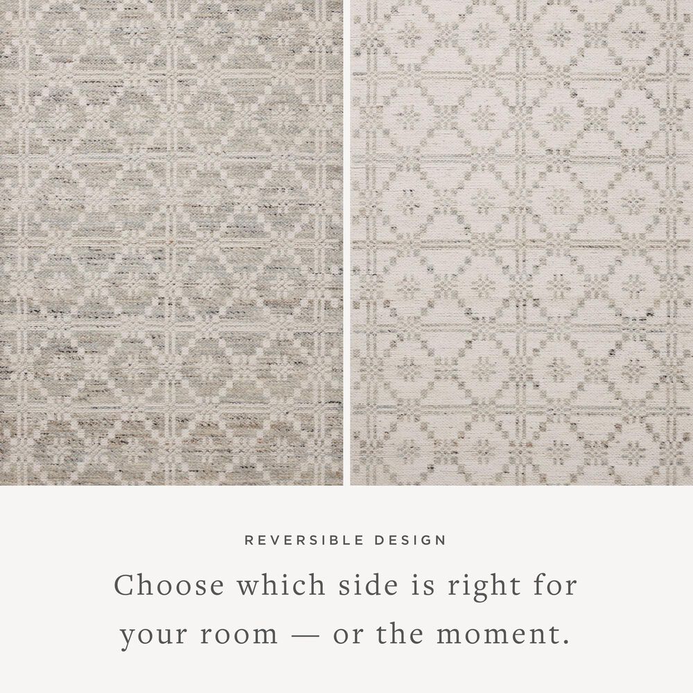 Angela Rose Rivers 2&#39;3&quot; x 3&#39;9&quot; Lagoon and Ivory Area Rug, , large
