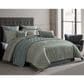 Hallmart Collectibles Haldon 10-Piece Queen Comforter Set in Green, , large