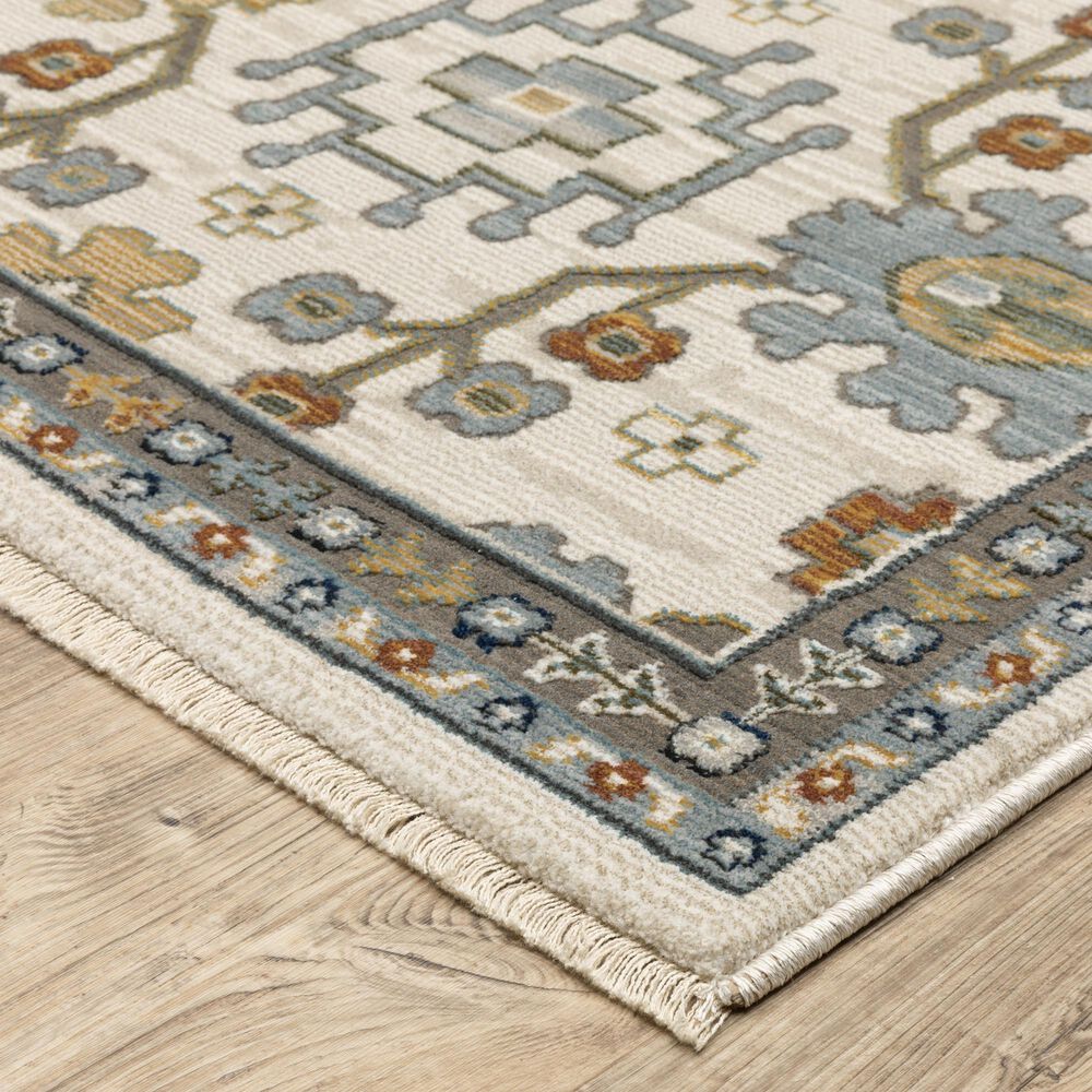Oriental Weavers Keira Ivory and Multicolor 7&#39;10&quot; x 10&#39;10&quot; Area Rug, , large