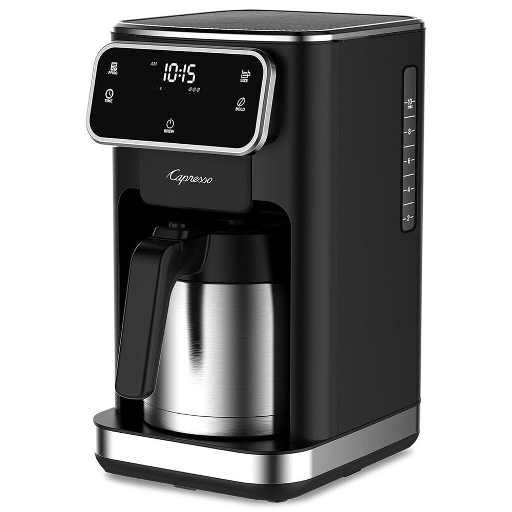 Jura 10-Cup Touchscreen Coffee Maker with Thermal Carafe in Black and Stainless Steel, , large