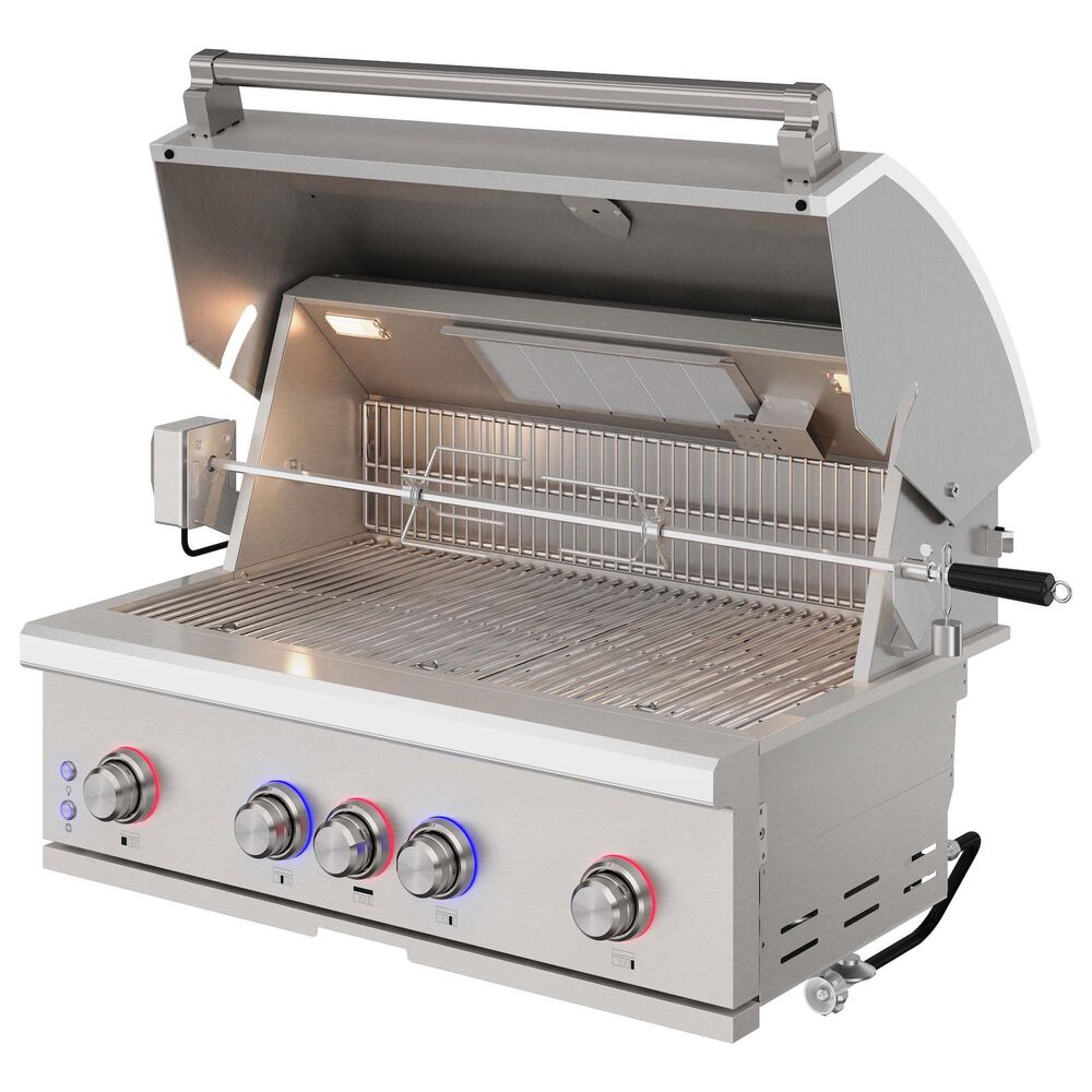 Thor Kitchen 4-Burner Built-In Gas Grill in Stainless Steel, , large
