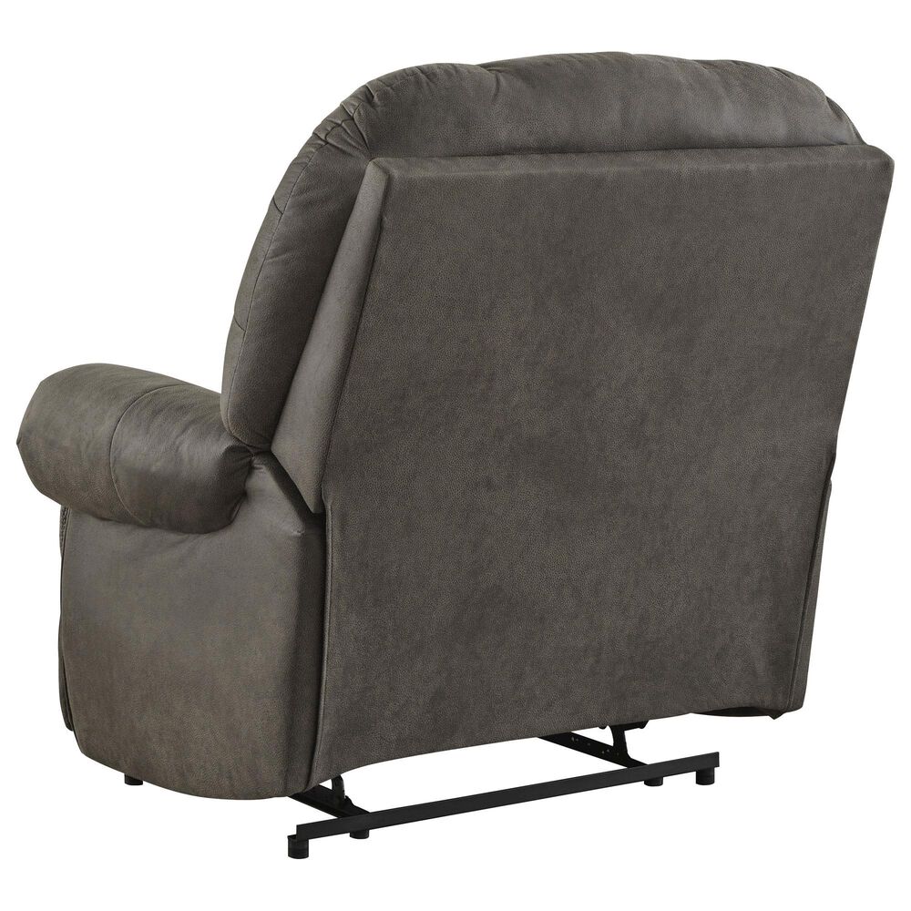 Ashley Camera Time Zero Manual Wall Recliner in Gunmetal, , large