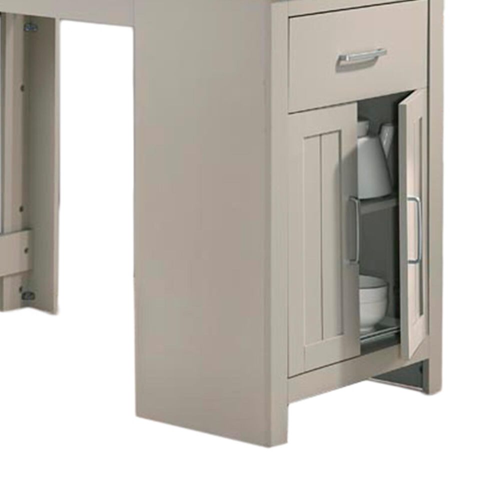 HOMLUX Counter Height Dining Table in Warm Oak - Table Only, , large