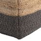 Ashley Sweed Valley Pouf in Natural and Black, , large