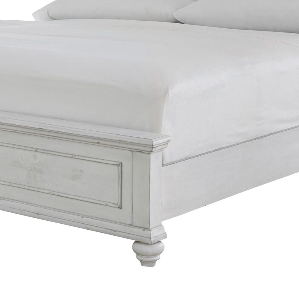Signature Design by Ashley Kanwyn King Panel Bed in Distressed Whitewash, , large
