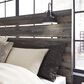 Ashley Drystan 3-Piece Queen Panel Bedroom Set in Brown Rustic, Burnt Orange and Teal, , large