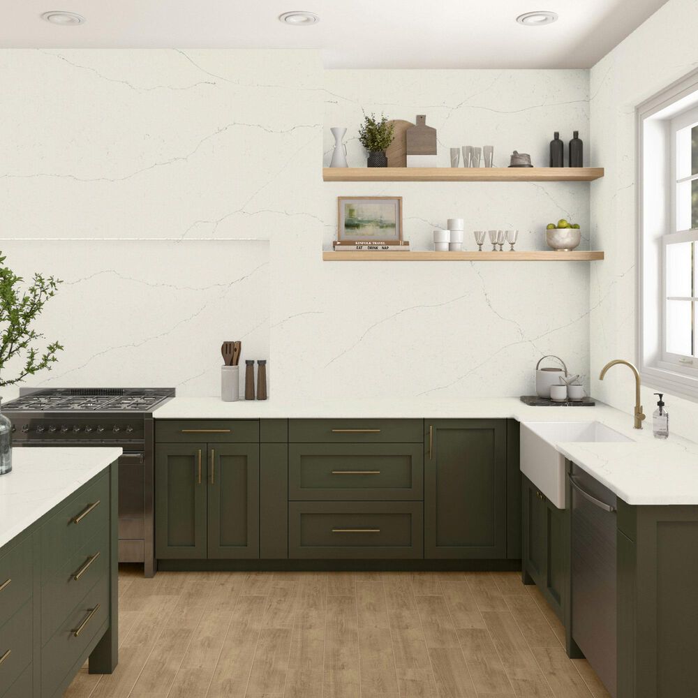 NFM Custom Countertops Valor White Lava 3cm Quartz Countertop, , large
