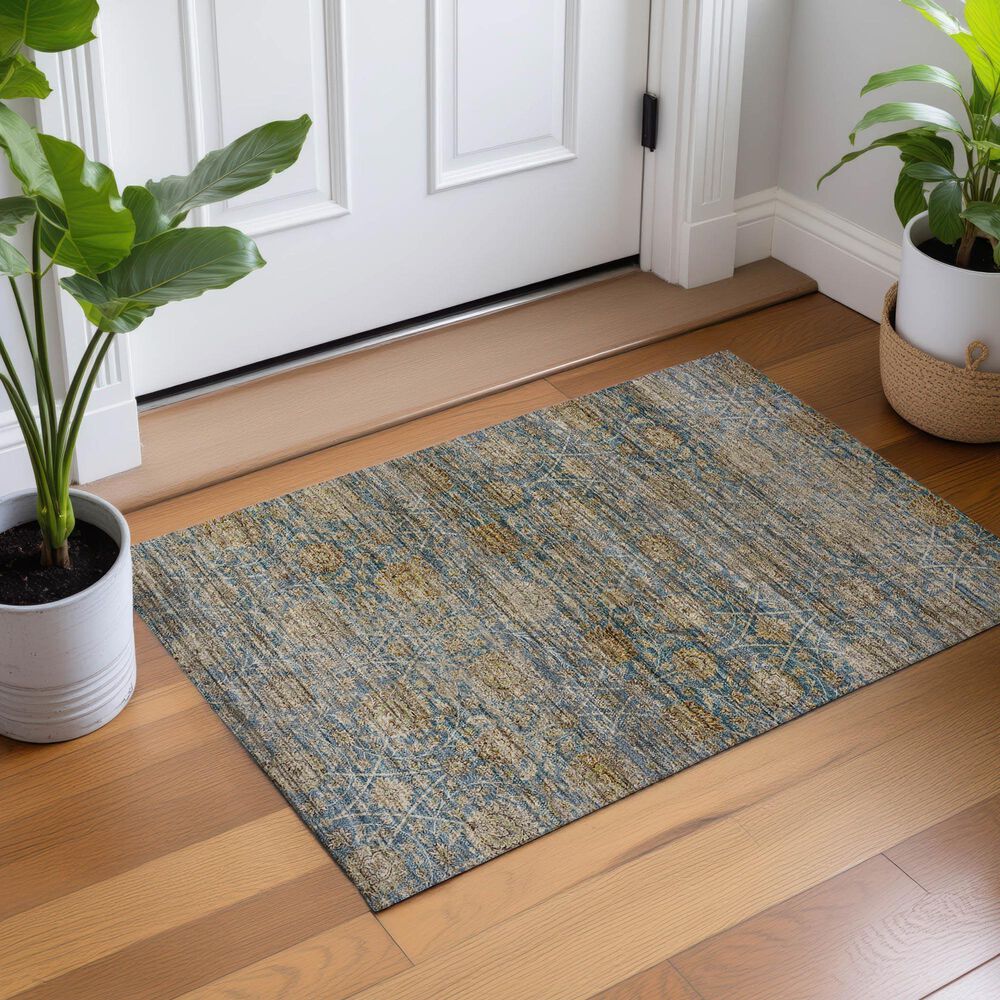 Dalyn Rug Company Aristo Blue 1'8" x 2'6" Area Rug, , large