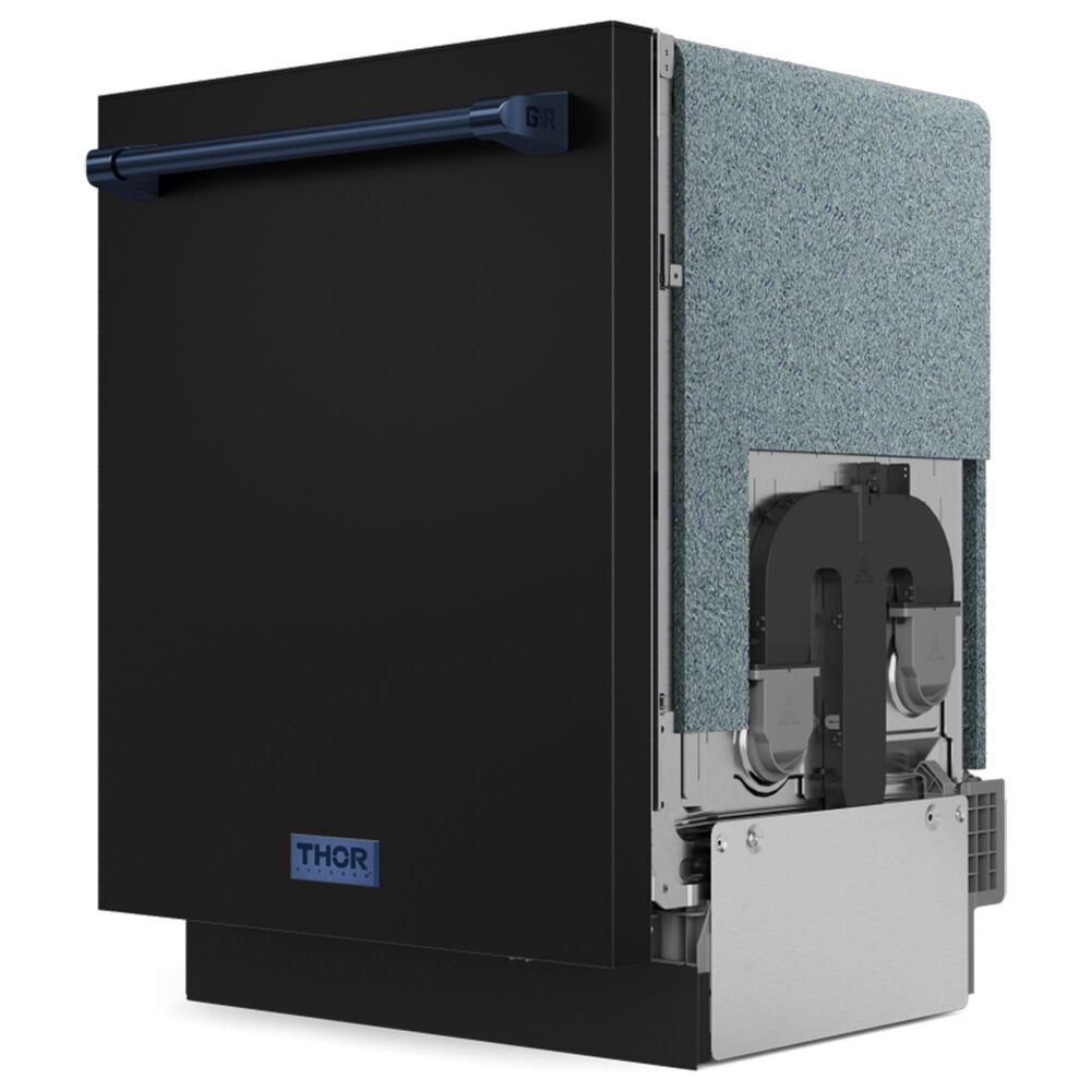 THOR KITCHEN 3-Piece Kitchen Package with 17.5 Cu. Ft. French-Door Refrigerator in Black and Navy Blue, , large
