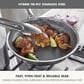 Green Pan Apex Hybrid 12" Non-Stick Ceramic Frypan with Lid in Stainless Steel, , large