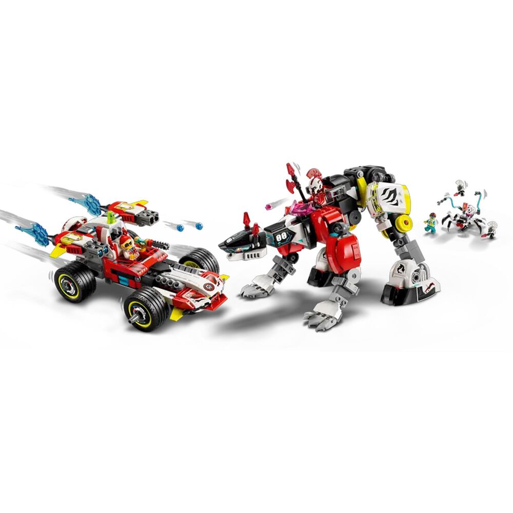 LEGO DREAMZZZ Cooper&#39;s Tiger Mech &amp; Zero&#39;s Hot Rod Car, , large
