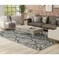 Feizy Belfort Charcoal 5" x 8" Area Rug, , large